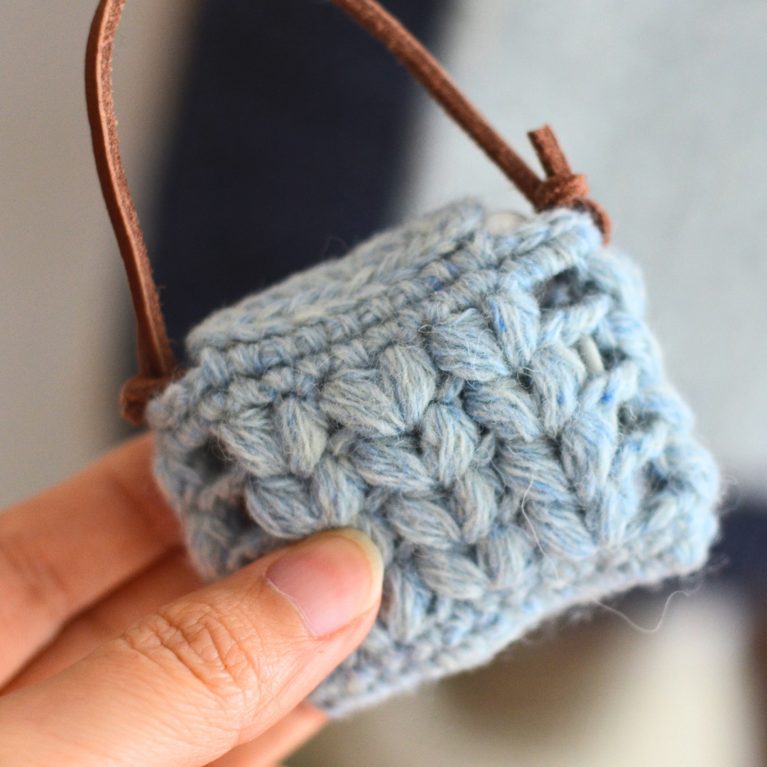Little Clover Crochet Earphone Pouch